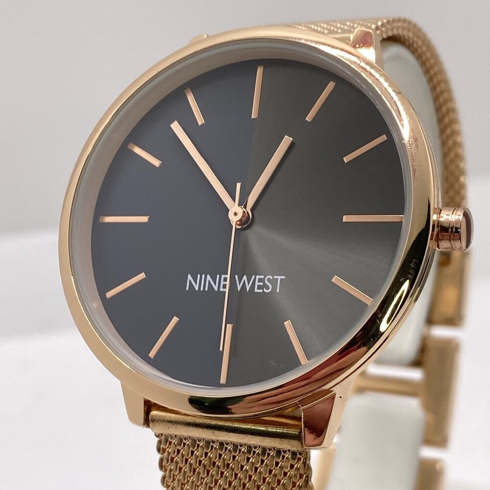Nine West Rose Gold Womens Watch New Battery